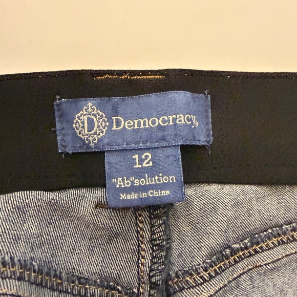 Democracy Women's Boot Cut Jeans - Dark Blue - Picture 3 of 7